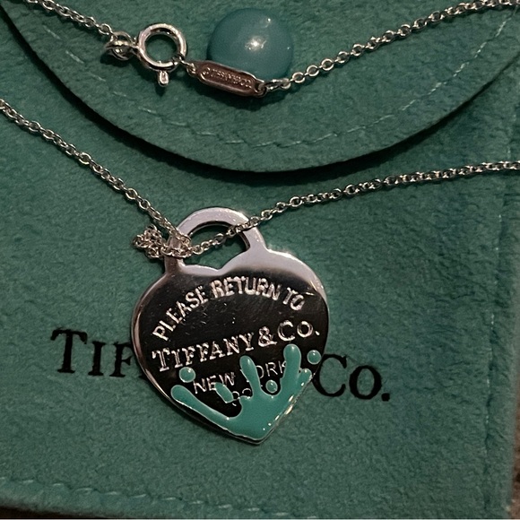 Jewelry - Tiffany & Co. Return to Tiffany Color Splash Heart Tag Pendant Necklace